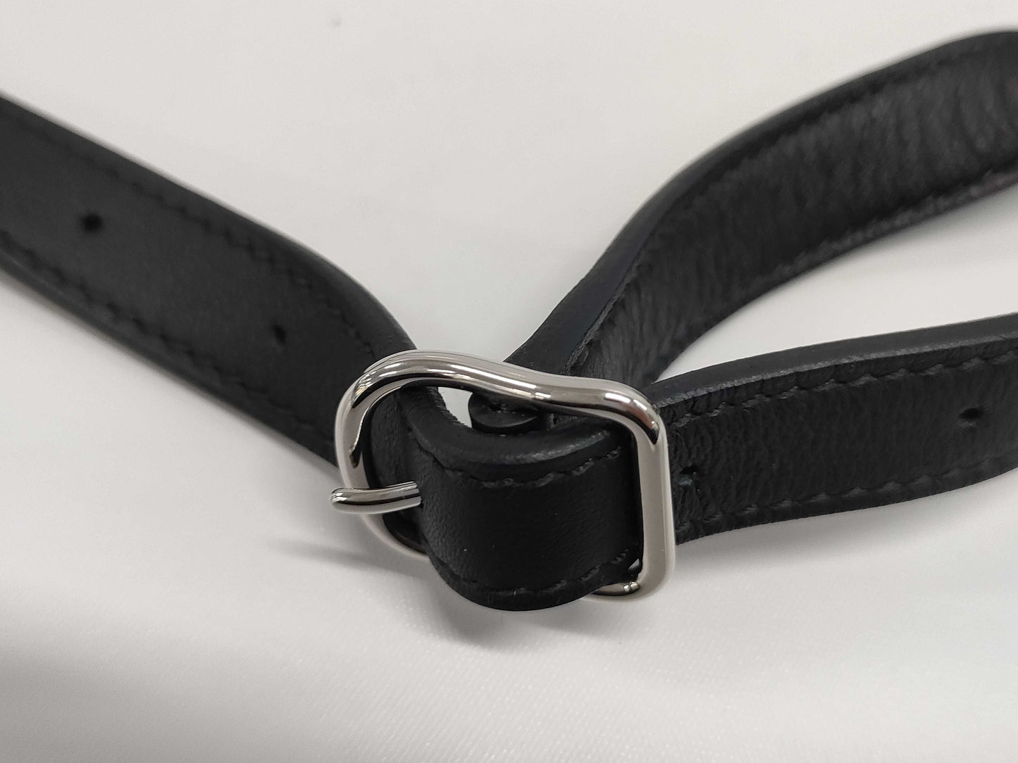 HERMES Silky City PM Chevaloscope Neon Silk Black B Stamp Shoulder Bag