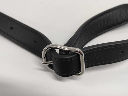 HERMES Silky City PM Chevaloscope Neon Silk Black B Stamp Shoulder Bag