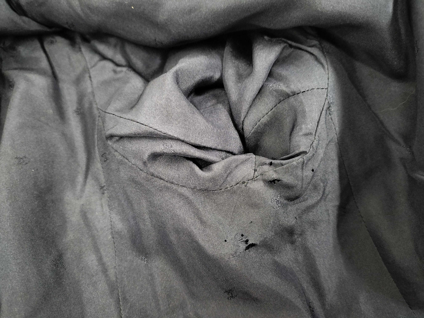 CHANEL Tweed Jacket Navy Size 38 Jacket