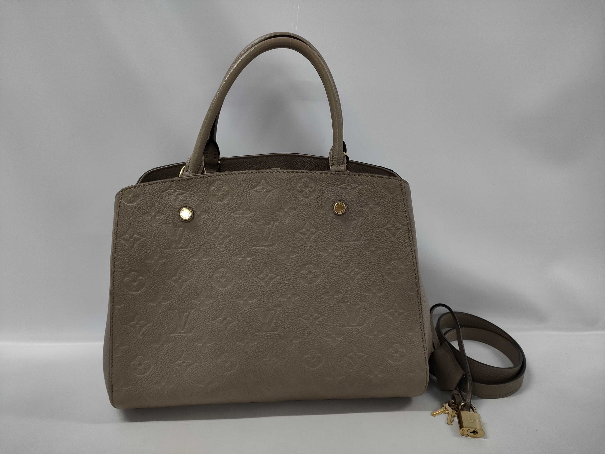 LOUIS VUITTON Monogram Empreinte Montaigne MM Gallé 2-way Tote Bag M41195 TJ1210