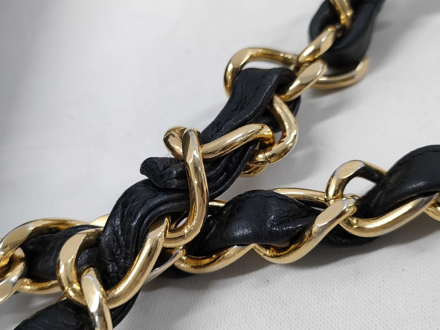 CHANEL Mademoiselle Caviar Leather Chain Shoulder Bag, Black