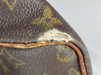 Louis Vuitton Monogram Keepall Boston Bag with Shoulder Strap 