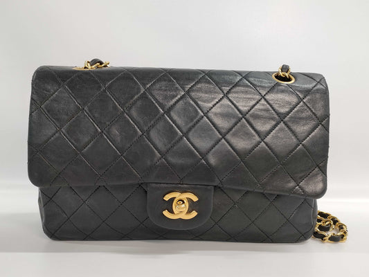 CHANEL Double Flap Matelasse Chain Shoulder Bag