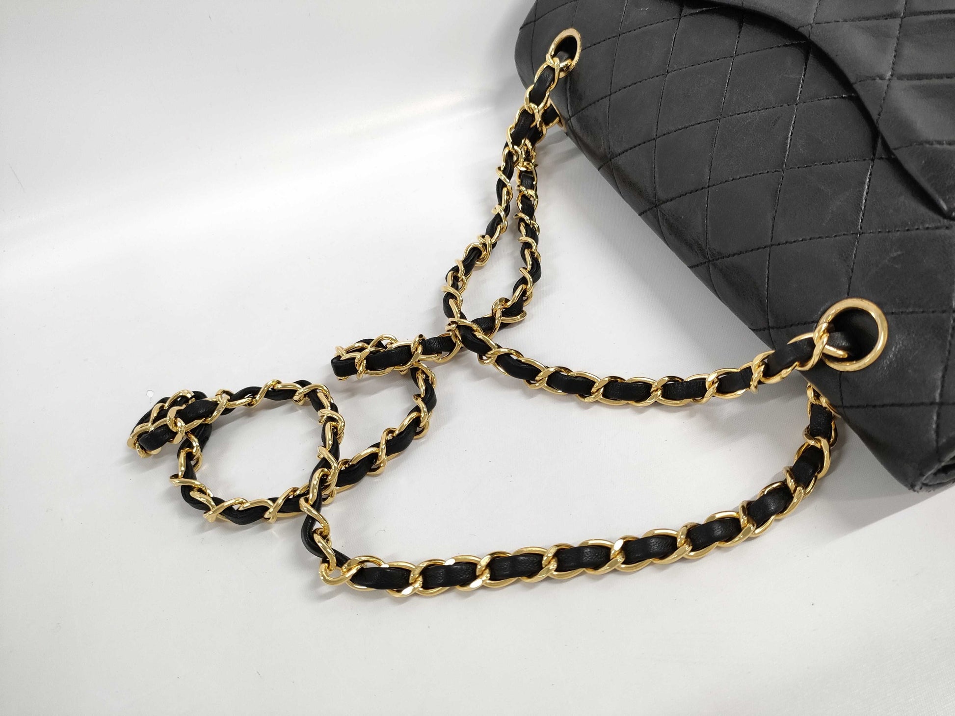 CHANEL Double Flap Matelasse Chain Shoulder Bag