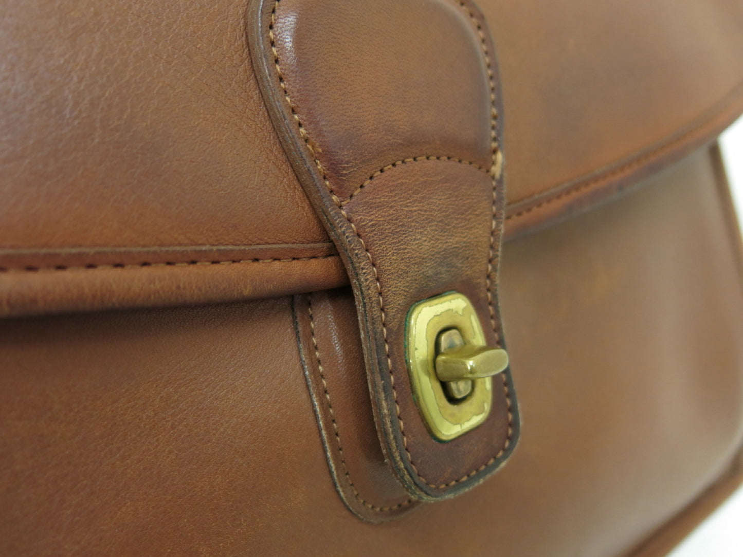 COACH COACH Old Coach 3-Point Leather Tote Boston Business Second Clutch Bag Tote Bag