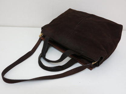 LOEWE LOEWE 3-piece genuine crocodile and nappa leather tote bag, second clutch, shoulder bag, tote bag