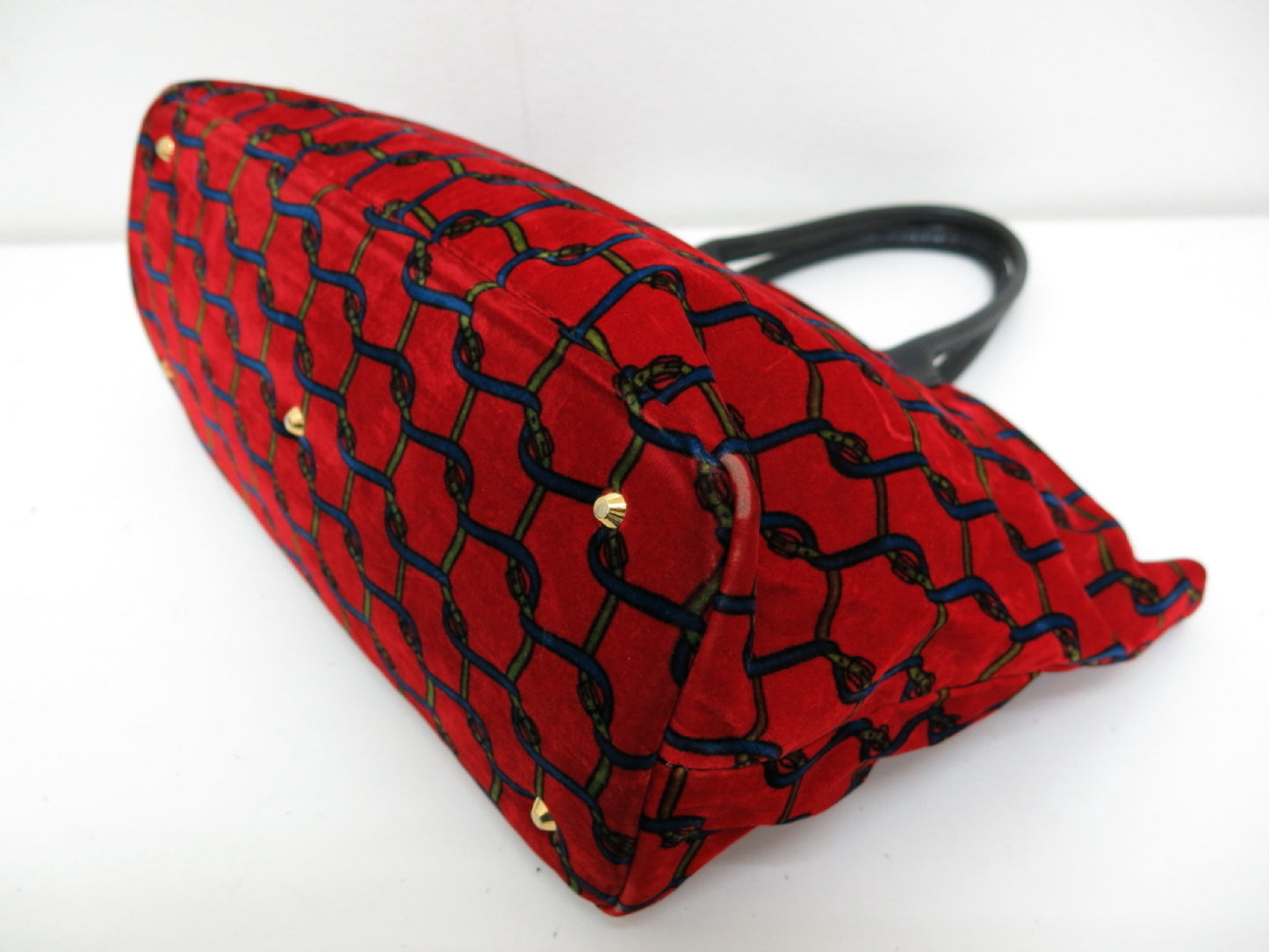 Roberta di Camerino Leather and Nylon Tote Handbag, 4-Piece Tote Bag