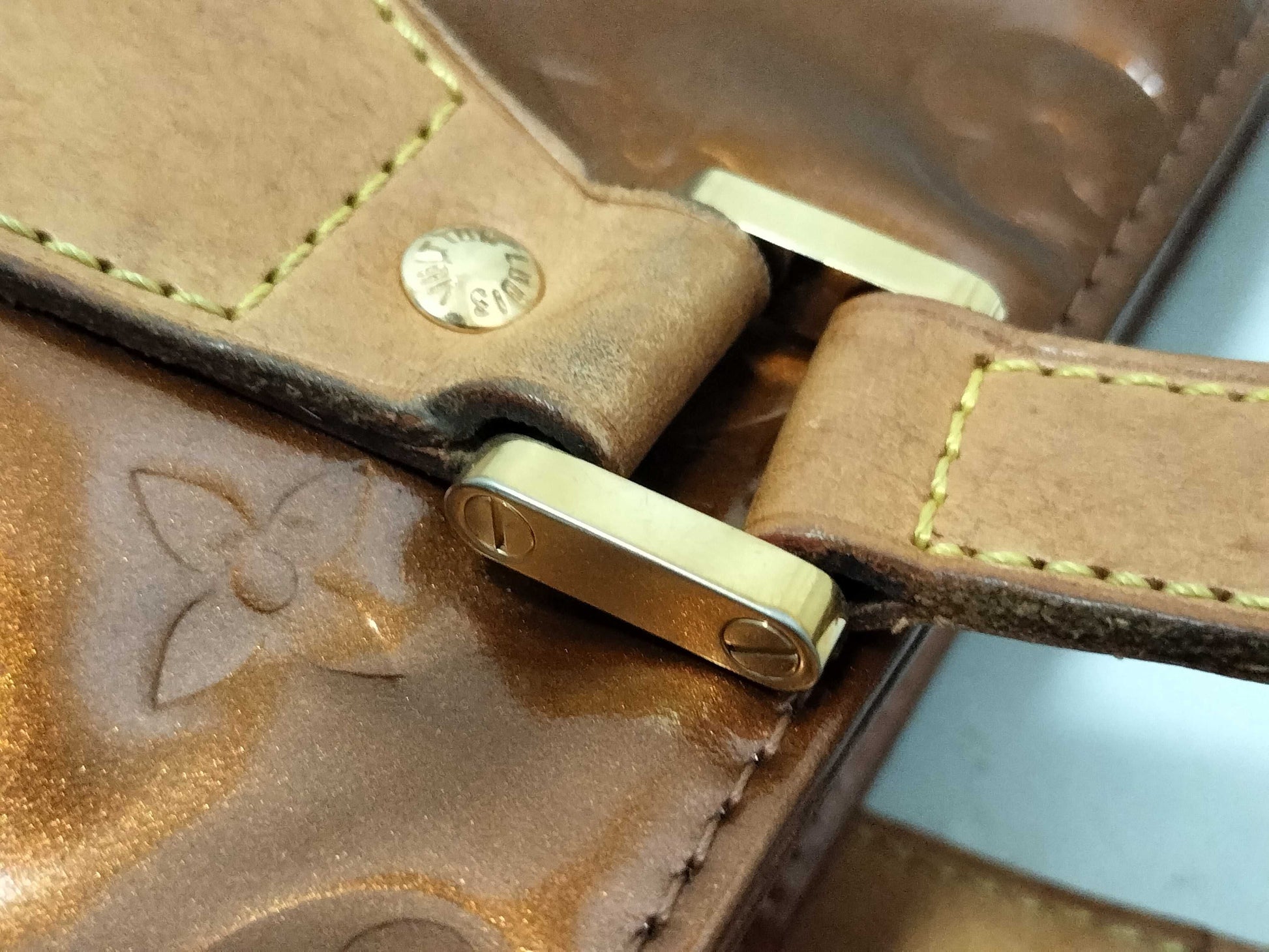 LOUIS VUITTON Vernis M91122 Shoulder Bag Tote Bag