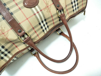 Burberrys Nova Check Boston Bag
