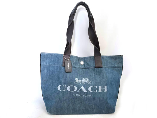 COACH Denim Tote F25902 Tote Bag