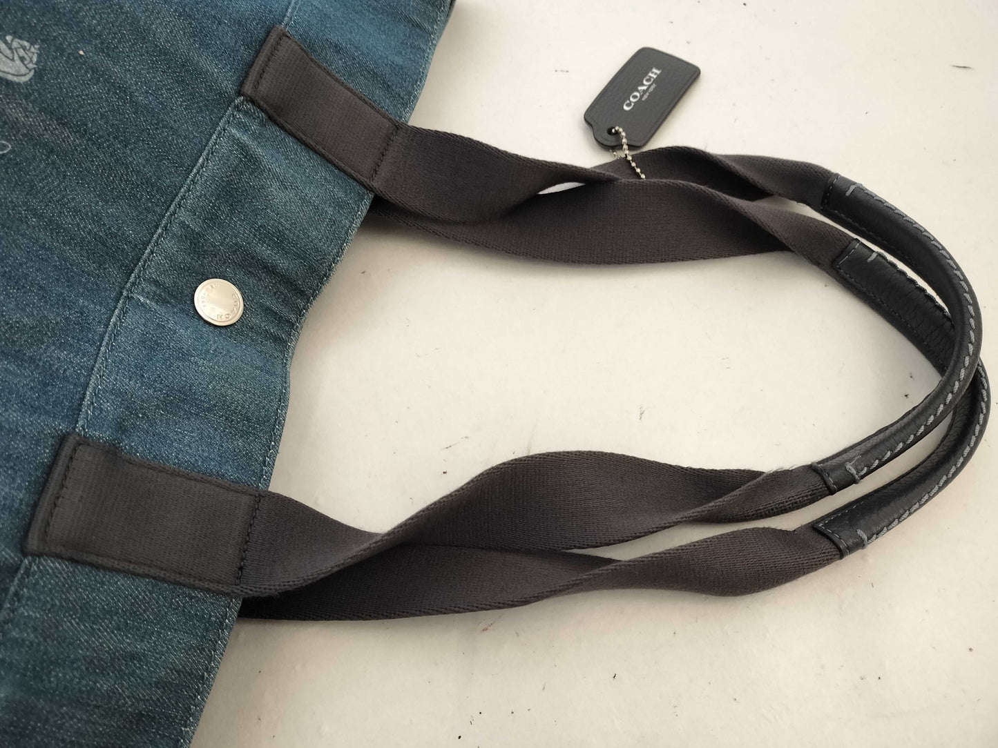 COACH Denim Tote F25902 Tote Bag