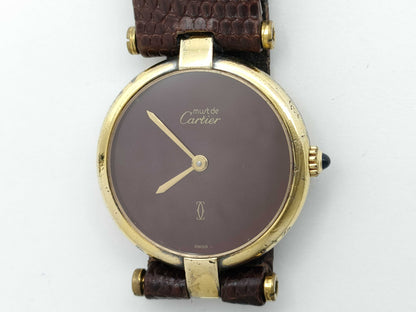 Cartier Must Vermeil 152872 18 Quartz Women's Watch