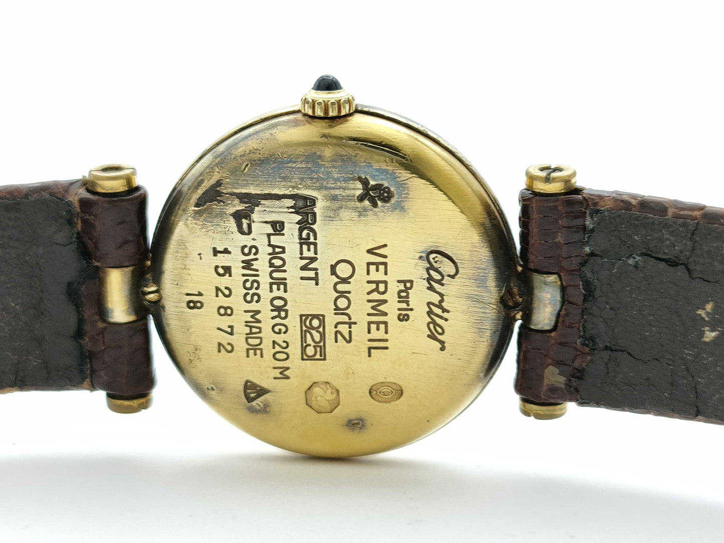 Cartier Must Vermeil 152872 18 Quartz Women's Watch