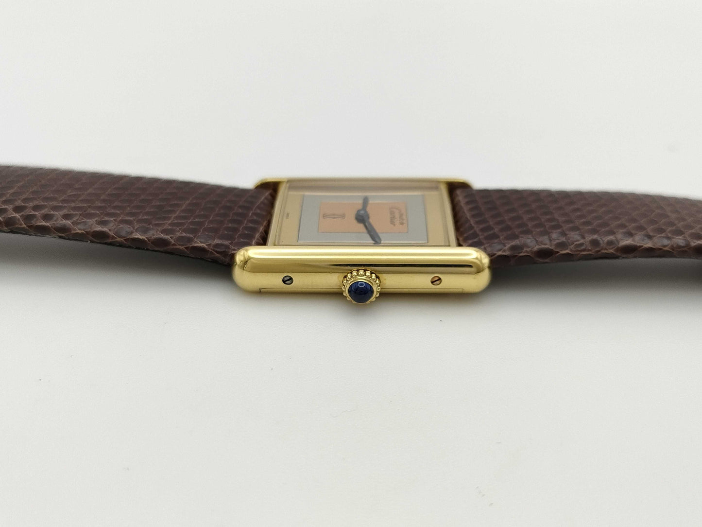 Cartier Must Tank LM Manual Winding 6223819 Trinity Dial Manual Winding Women's Watch