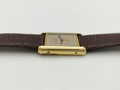 Cartier Must Tank LM Manual Winding 6223819 Trinity Dial Manual Winding Women's Watch
