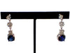 S0.99ct D0.53ct / S1.16ct D0.53ct K18WG 2.9g Earrings 
