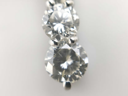 D2.18ct PT900/850 6.8g Necklace 