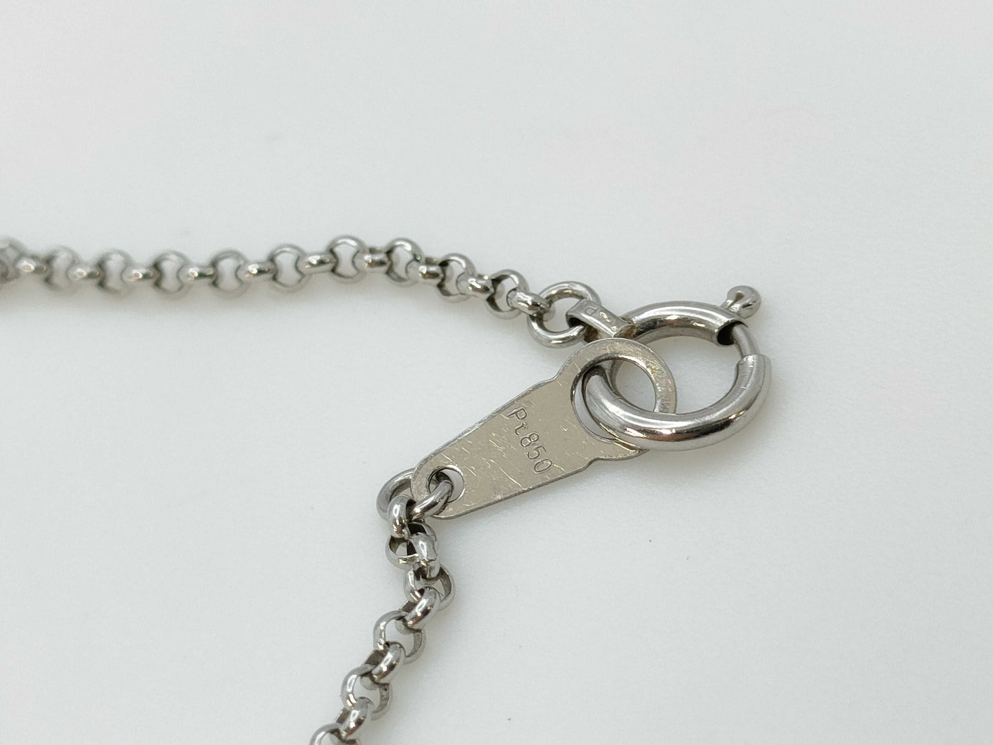 D2.18ct PT900/850 6.8g Necklace 