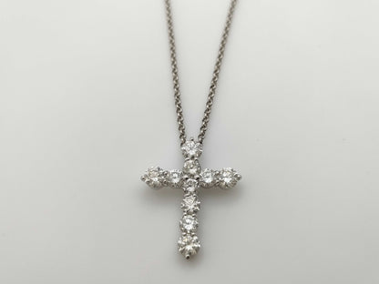 D2.18ct PT900/850 6.8g Necklace 