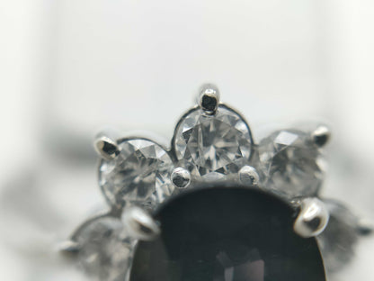 S1.222ct D0.59ct PT900 6.3g Ring 