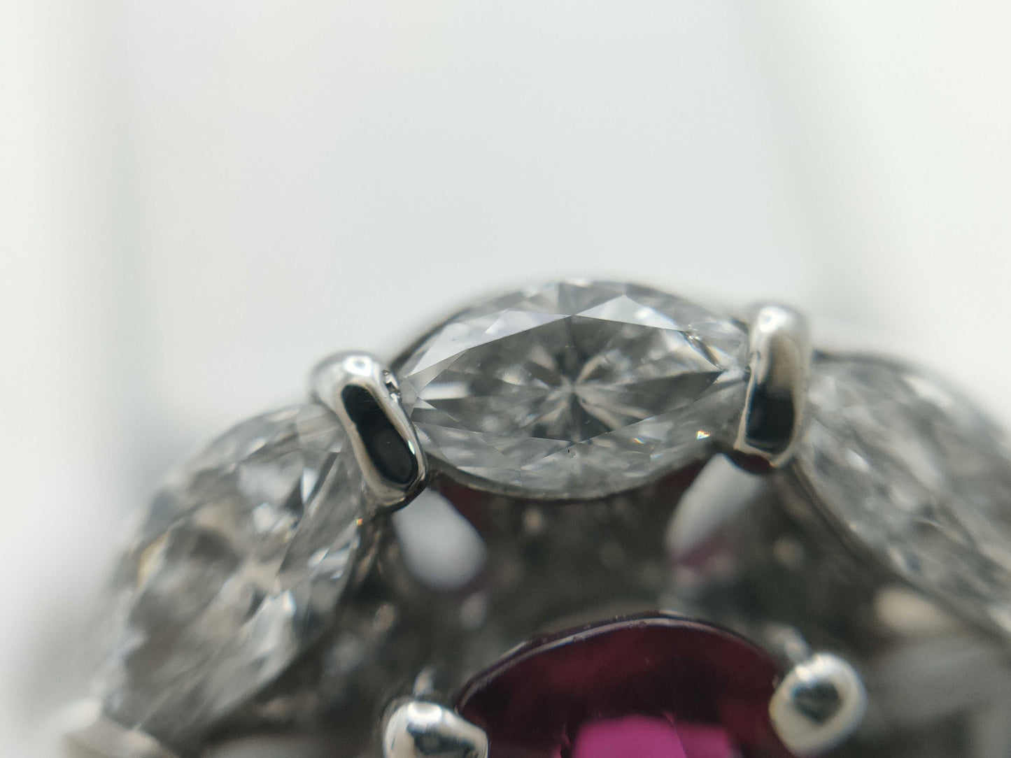 R1.110ct D1.06ct PT900 8.8g Ring 