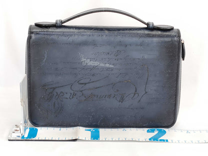 Berluti Organizer Calligraphy Handbag