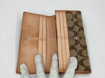 COACH Signature Long Wallet