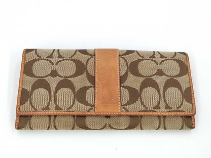 COACH Signature Long Wallet