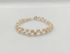 Semi-Round Pearl Diameter: Approx. 5.4-6.1mm, 18K Gold, 8.8g, Bracelet/Bangle 
