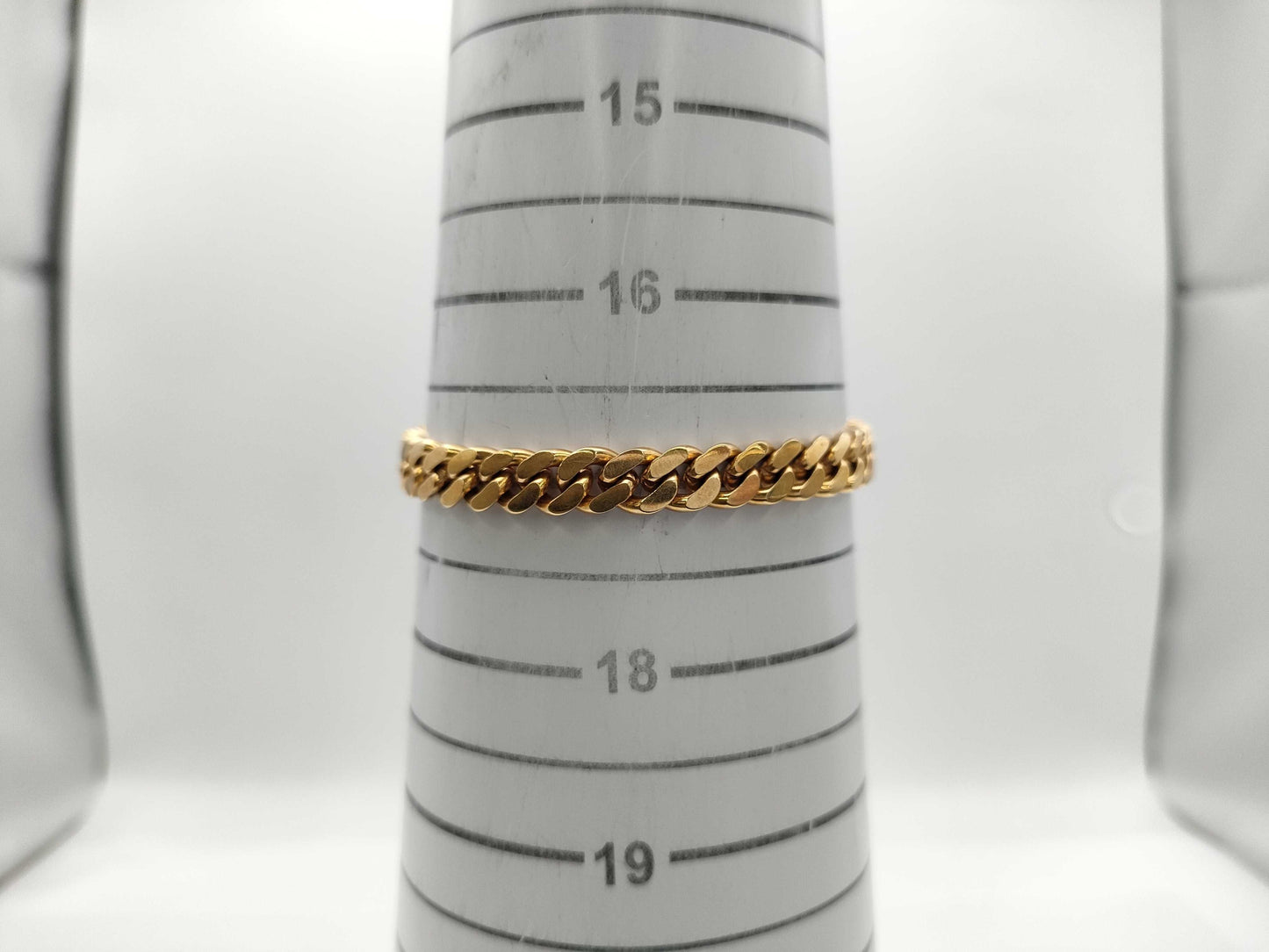 Kihei Double-Sided Single K18 30.4g Bracelet/Bangle 