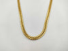 6-sided double 18K gold 18k gold 50.3g necklace 