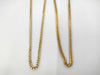 2-sided single 18K gold 20.1g / 6-sided double 18K gold 20.1g necklace 