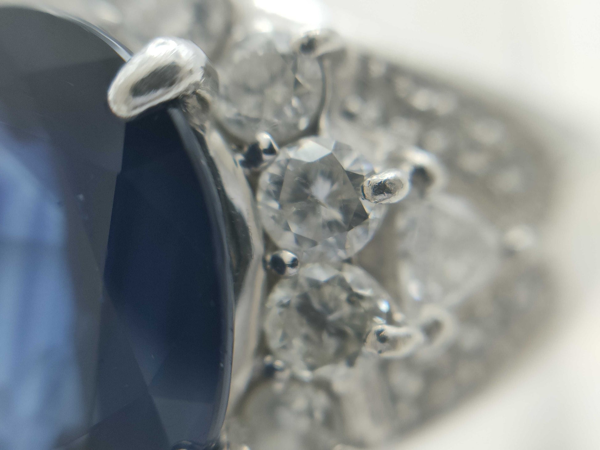 S3.76ct D1.10ct PT900 10.6g Ring 