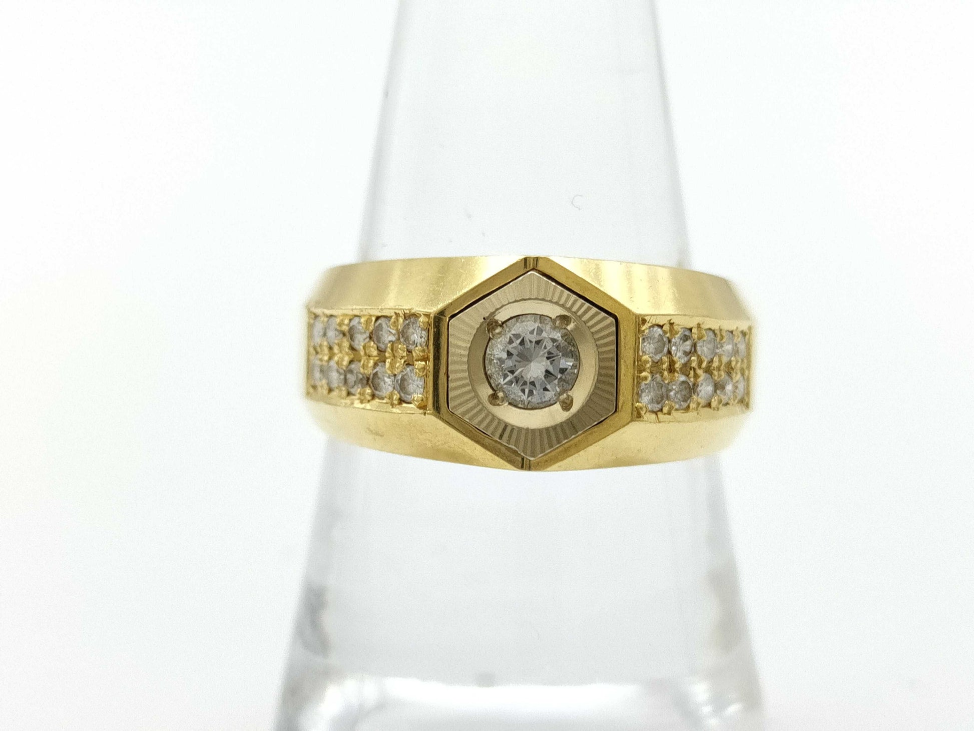 Diamond K18 9.5g Ring 