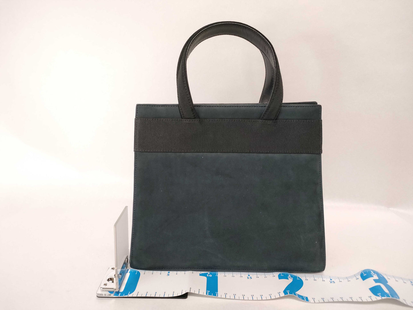 Salvatore Ferragamo Vara Vara Suede Handbag with Gold Hardware BA214178