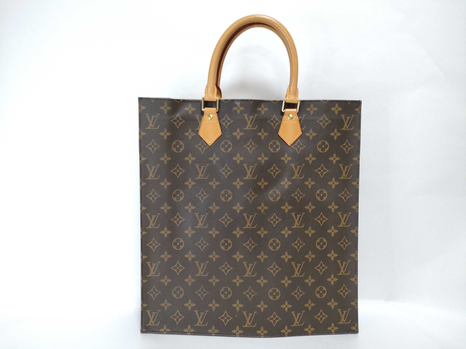 LOUIS VUITTON Monogram Sac Plat M51140 MI1929 Tote Bag