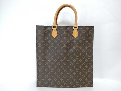 LOUIS VUITTON Monogram Sac Plat M51140 MI1929 Tote Bag