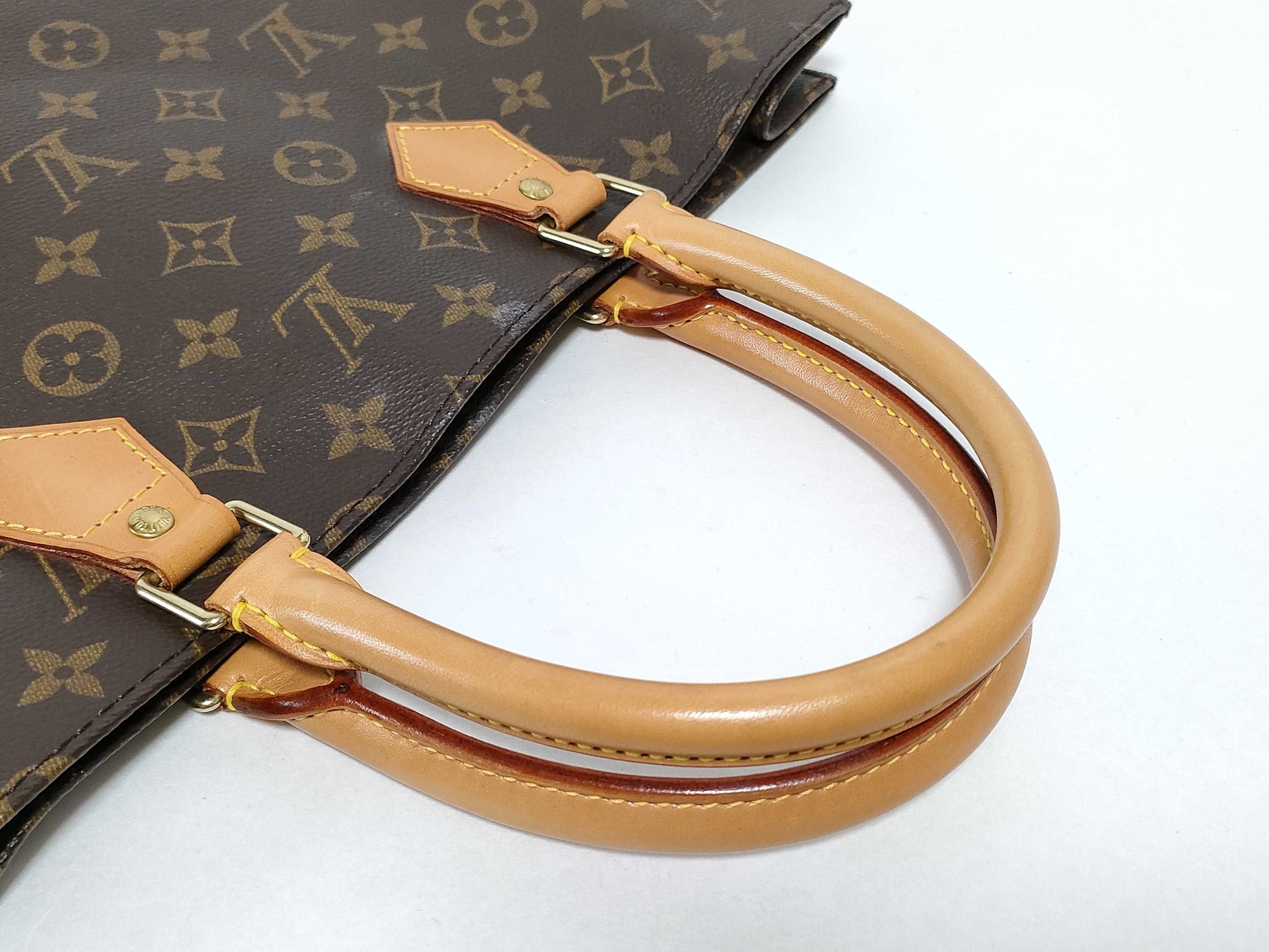 LOUIS VUITTON Monogram Sac Plat M51140 MI1929 Tote Bag