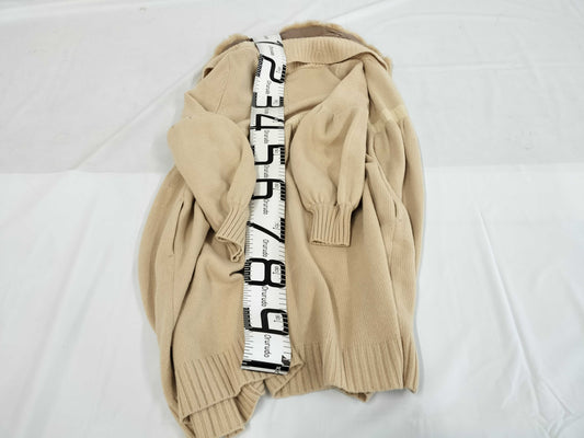 FOXEY FOXEY 100% Cashmere and Chinchilla Fur Knit Coat, Size 40, Cardigan