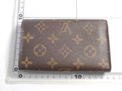 LOUIS VUITTON Monogram LOUIS VUITTON "Louis Vuitton" Monogram Porte Monnaie Bietrezor Wallet M61730 Wallet