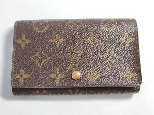LOUIS VUITTON Monogram LOUIS VUITTON "Louis Vuitton" Monogram Porte Monnaie Bietrezor Wallet M61730 Wallet