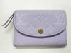 LOUIS VUITTON Monogram Empreinte LOUIS VUITTON Empreinte Porte Monnaie Rosari Folding Wallet