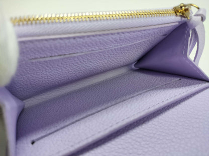 LOUIS VUITTON Monogram Empreinte LOUIS VUITTON Empreinte Porte Monnaie Rosari Folding Wallet