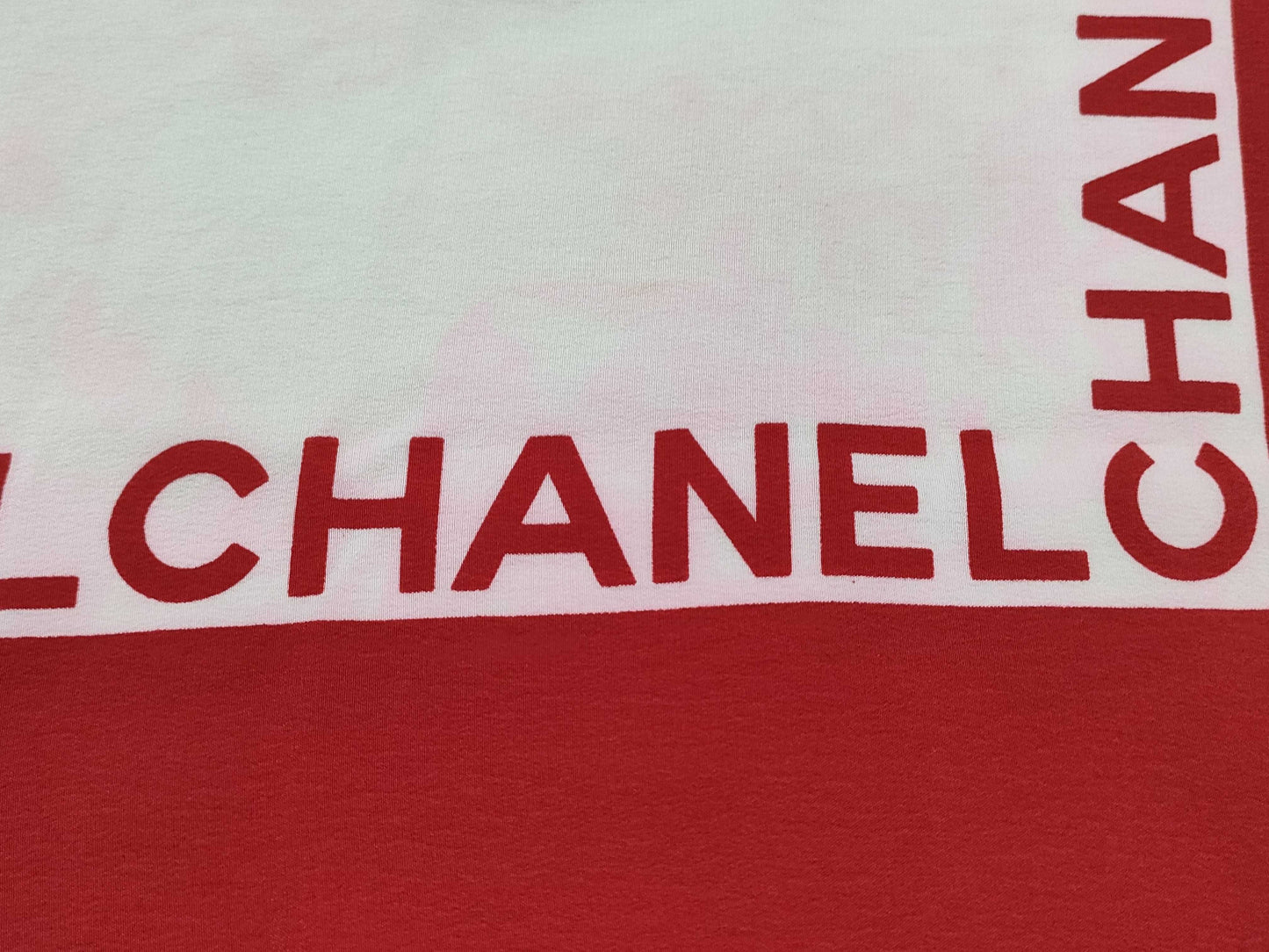 CHANEL CHANEL Bag Motif Silk Scarf Red Other Accessories Scarves