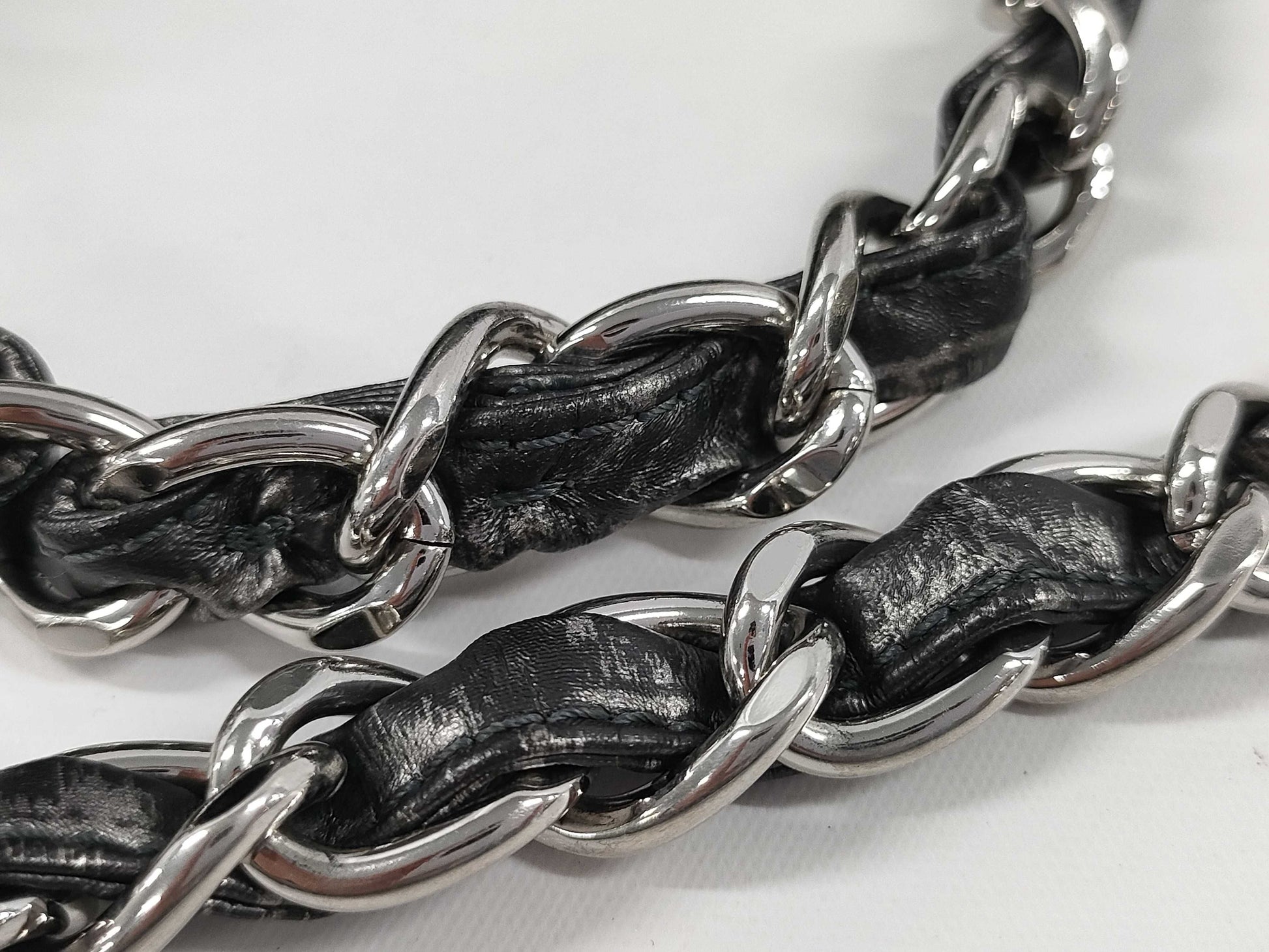 CHANEL Matelasse Nylon Chain Shoulder Bag