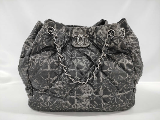 CHANEL Matelasse Nylon Chain Shoulder Bag