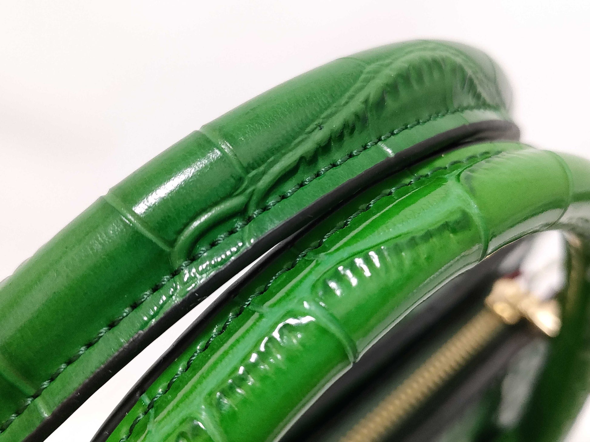 Borini 2-way Crocodile Green Handbag