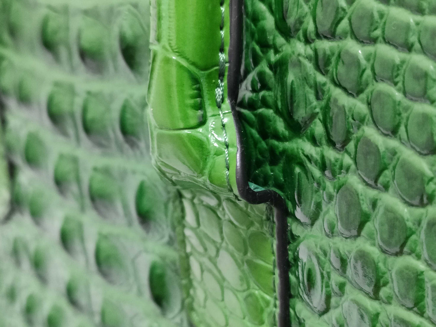 Borini 2-way Crocodile Green Handbag