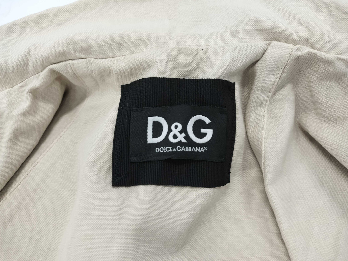 DOLCE&GABBANA Cotton Jacket, Size 40, Coat