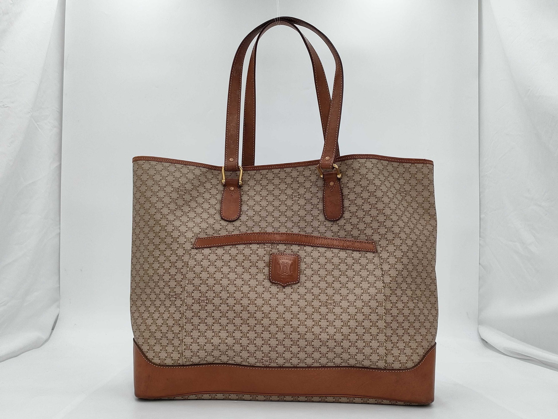CELINE Macadam Triomphe Tote Bag